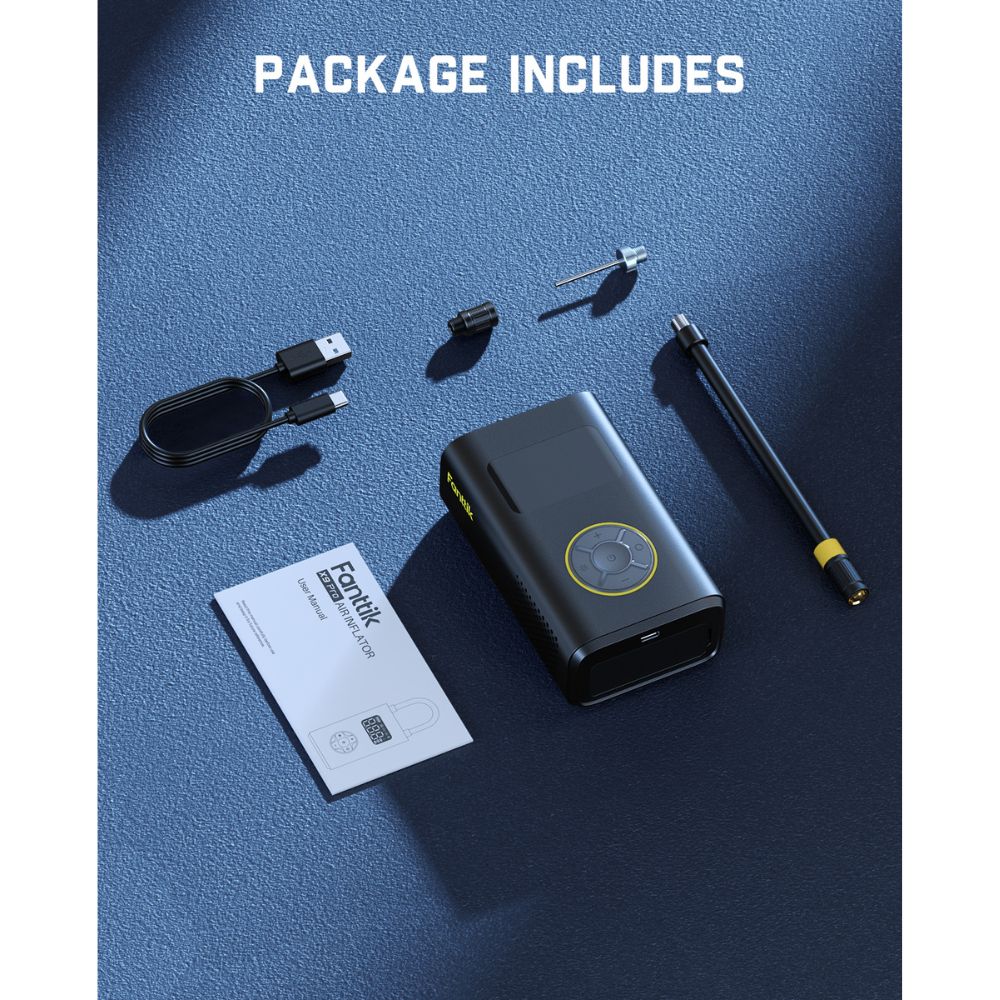 Portable Tire Inflator for Compact Car