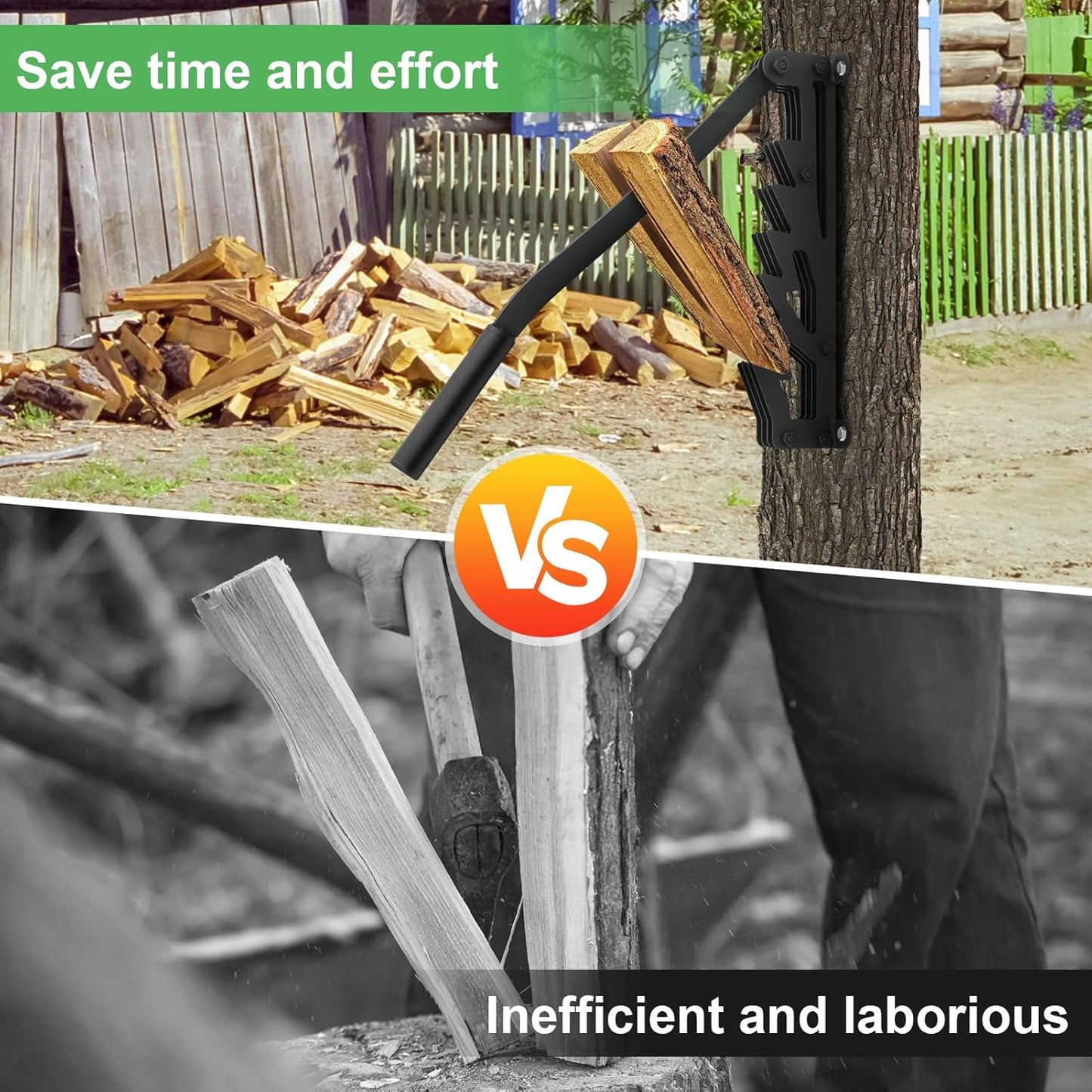 Wall Mounted Log Splitter