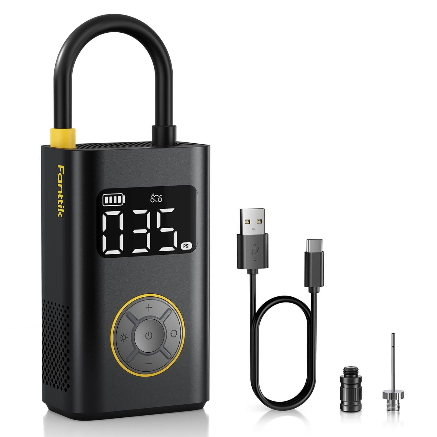 Portable Tire Inflator for Compact Car