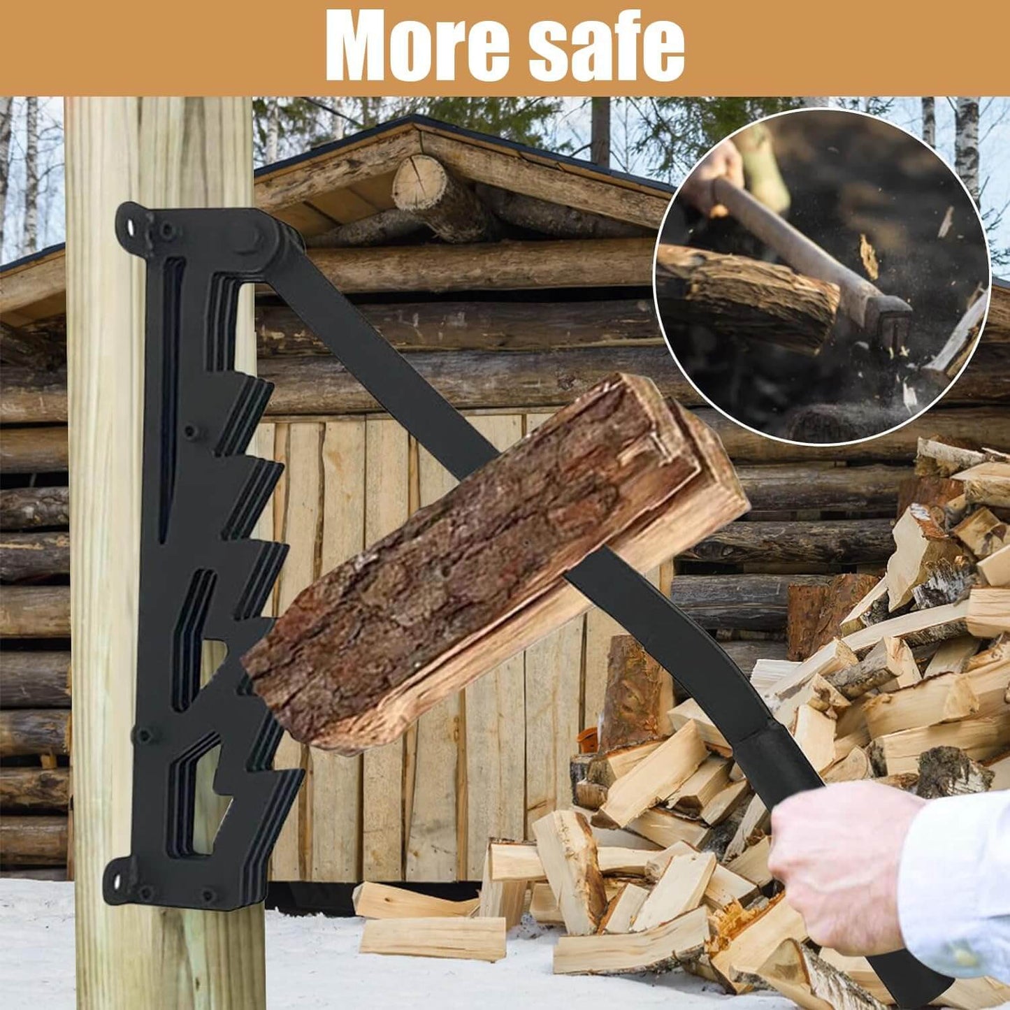 Wall Mounted Log Splitter