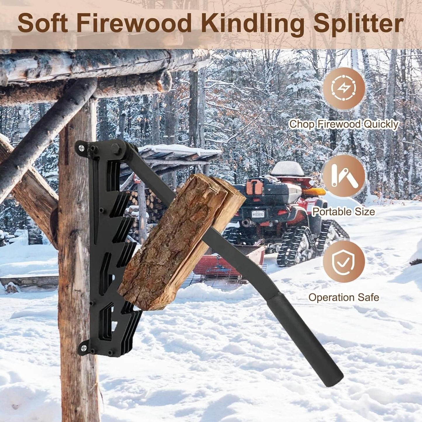Wall Mounted Log Splitter